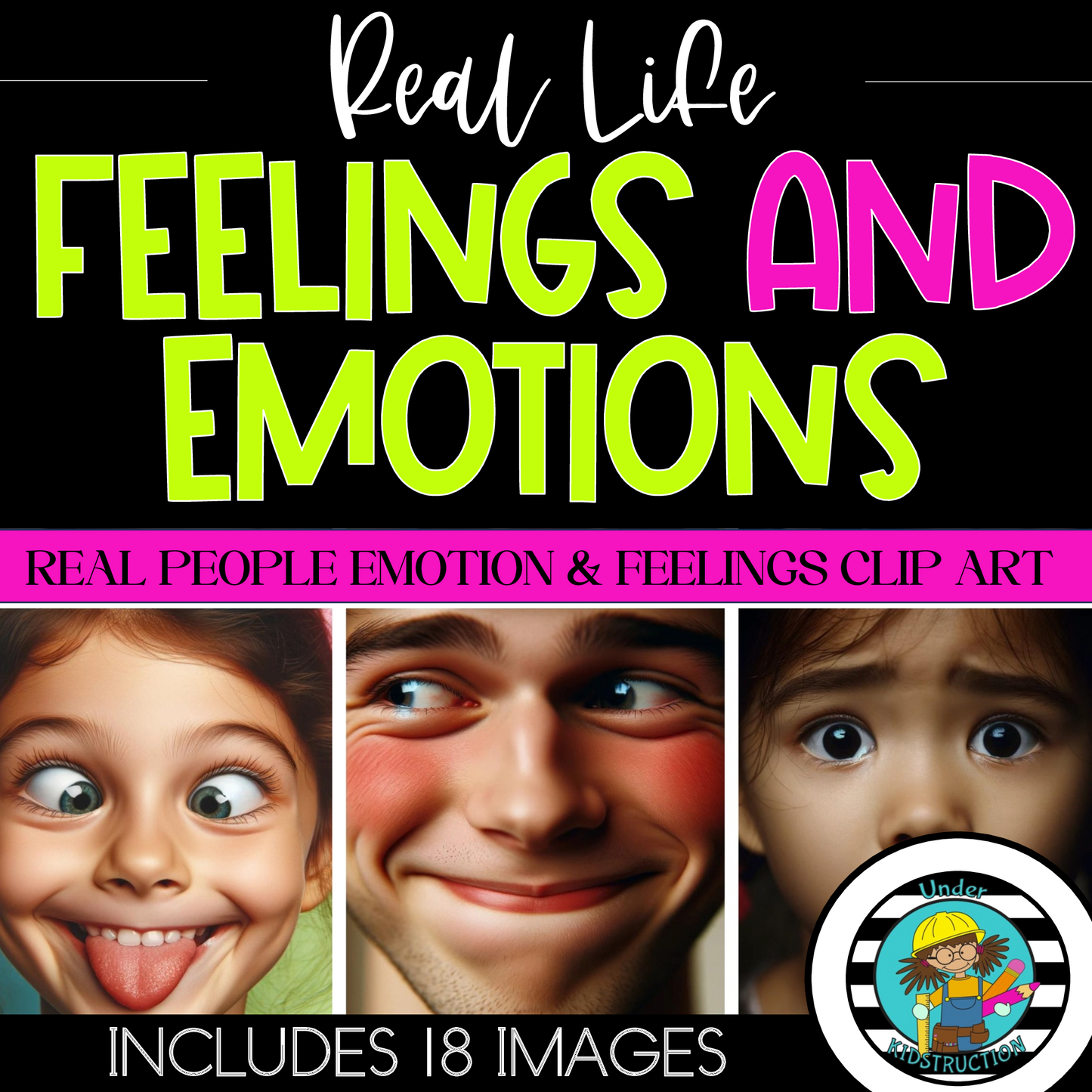 Emotions and Feelings: Real Life Clip Art and Pictures