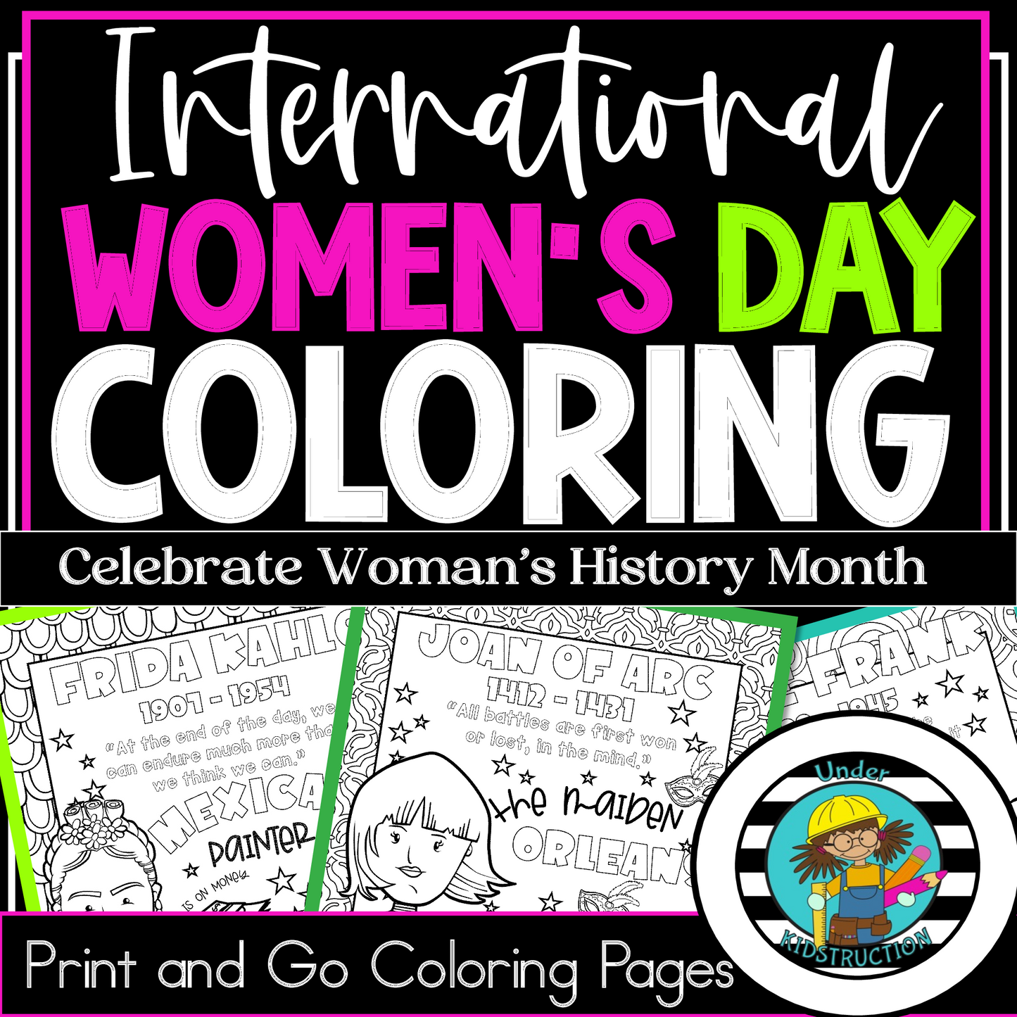 International Women's Day Coloring Pages